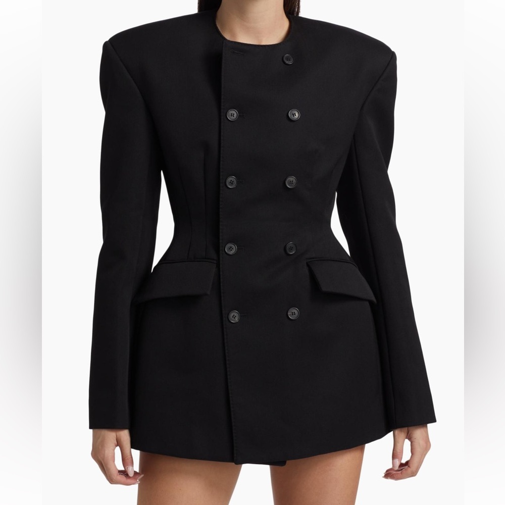 RHW x WARDROBE.NYC Black blazer dress - Picture 2 of 4